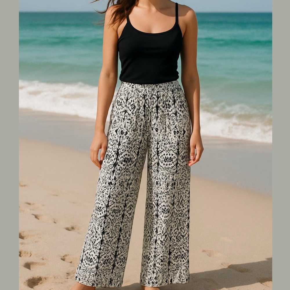 Joie Silk Wide Leg Pants